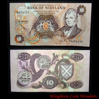 1992 Bank of Scotland £10